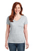 Hanes® Ladies Nano-T® Cotton V-Neck T-Shirt. S04V