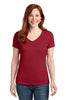 Hanes® Ladies Nano-T® Cotton V-Neck T-Shirt. S04V