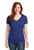 Hanes® Ladies Nano-T® Cotton V-Neck T-Shirt. S04V