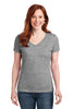 Hanes® Ladies Nano-T® Cotton V-Neck T-Shirt. S04V