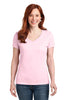 Hanes® Ladies Nano-T® Cotton V-Neck T-Shirt. S04V