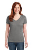 Hanes® Ladies Nano-T® Cotton V-Neck T-Shirt. S04V