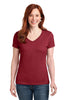 Hanes® Ladies Nano-T® Cotton V-Neck T-Shirt. S04V