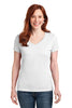 Hanes® Ladies Nano-T® Cotton V-Neck T-Shirt. S04V