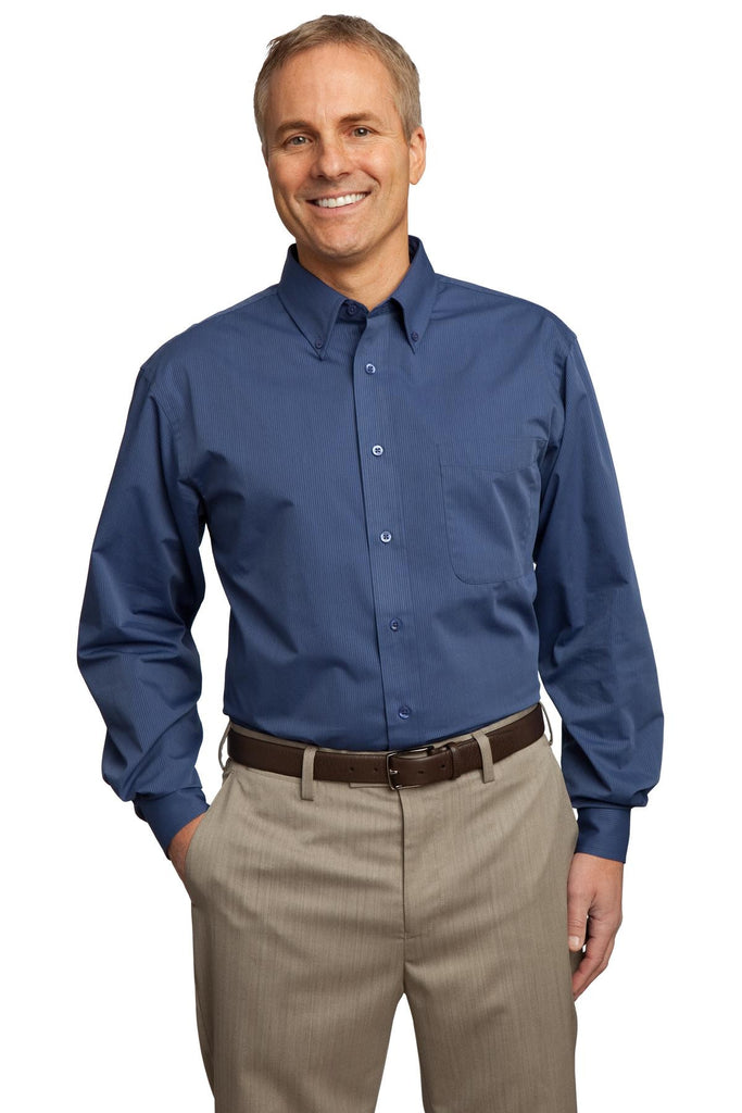 Port Authority® Tall Tonal Pattern Easy Care Shirt. TLS613