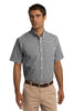 Port Authority® Short Sleeve Gingham Easy Care Shirt. S655