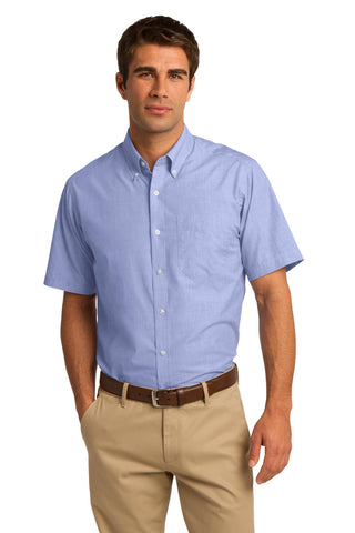 Port Authority® Short Sleeve Crosshatch Easy Care Shirt. S656