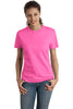 Hanes® - Ladies Nano-T® Cotton T-Shirt. SL04