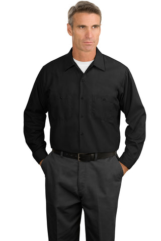 Red Kap® Long Size, Long Sleeve Industrial Work Shirt. SP14LONG