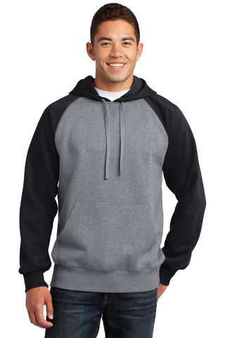 Sport-Tek® Raglan Colorblock Pullover Hooded Sweatshirt. ST267