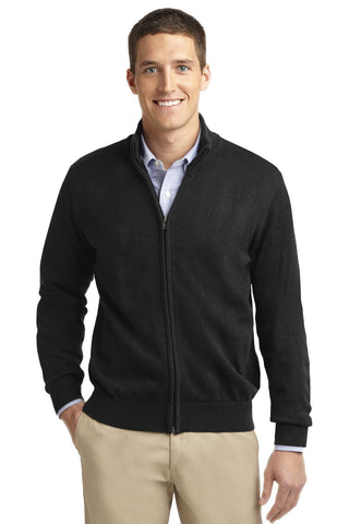 Port Authority® Value Full-Zip Mock Neck Sweater. SW303