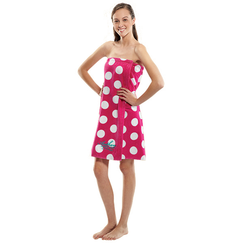 Polka Dot Spa Wrap