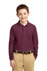 Port Authority® Youth Long Sleeve Silk Touch Polo.  Y500LS"