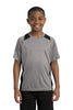 Sport-Tek® Youth Heather Colorblock Contender Tee. YST361"