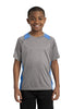 Sport-Tek® Youth Heather Colorblock Contender Tee. YST361"