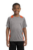 Sport-Tek® Youth Heather Colorblock Contender Tee. YST361"