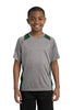 Sport-Tek® Youth Heather Colorblock Contender Tee. YST361"