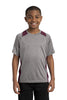 Sport-Tek® Youth Heather Colorblock Contender Tee. YST361"