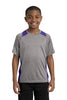 Sport-Tek® Youth Heather Colorblock Contender Tee. YST361"