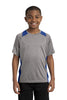 Sport-Tek® Youth Heather Colorblock Contender Tee. YST361"