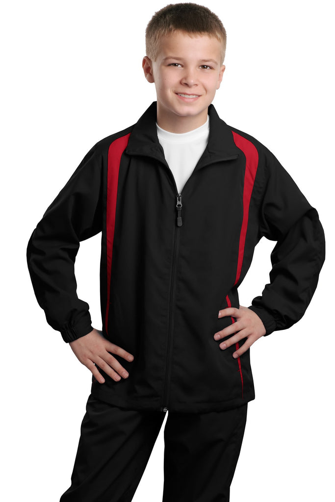 Sport-Tek® Youth Colorblock Raglan Jacket. YST60