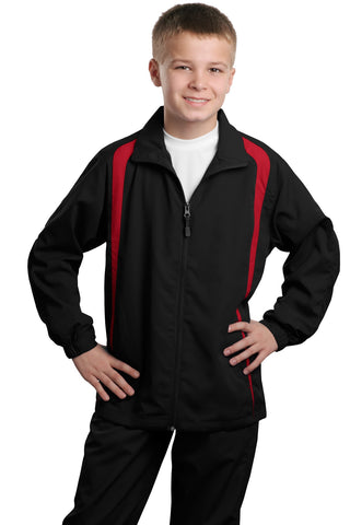 Sport-Tek® Youth Colorblock Raglan Jacket. YST60