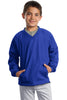 Sport-Tek® Youth V-Neck Raglan Wind Shirt. YST72