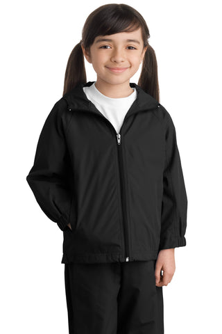 Sport-Tek® Youth Hooded Raglan Jacket. YST73