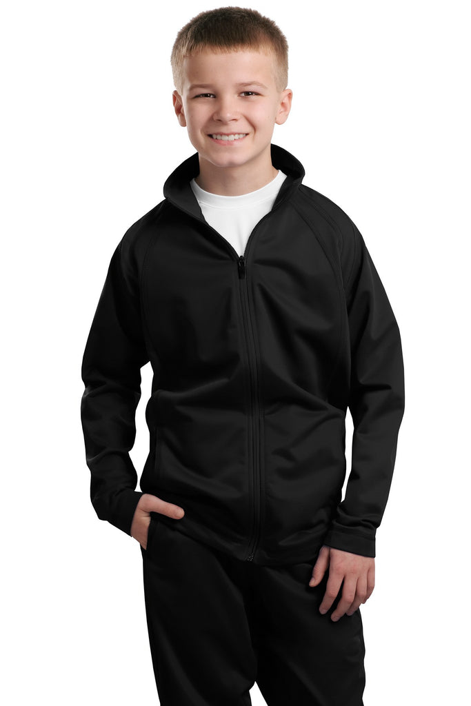 Sport-Tek® Youth Tricot Track Jacket. YST90