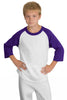 Sport-Tek® Youth Colorblock Raglan Jersey.  YT200